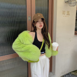 Fox fur short imitation fur coat fur sweater