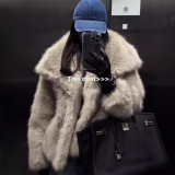 Short coat synthetic fur