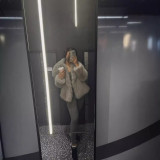 Short coat synthetic fur