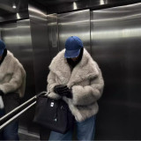 Short coat synthetic fur