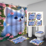 Thickened bathroom curtain, warm bathroom curtain