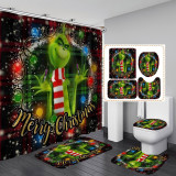 Waterproof bathroom curtain, no punching required for bathroom curtain