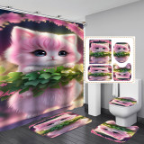 Thickened bathroom curtain, warm bathroom curtain