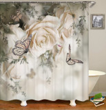 Printed waterproof bathroom set