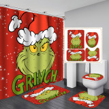 Waterproof bathroom curtain, no punching required for bathroom curtain
