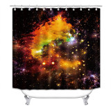 Blue Dreamy Starry Sky, Black Hole Planet, Sky Shower Curtain, Bathroom Set