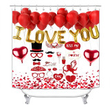 Four piece shower curtain set