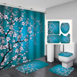 Ins Wind Leaf Series Bathroom Shower Curtain