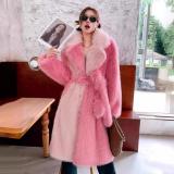 Faux fur coat
