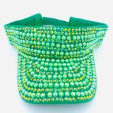 Sunshade hat, rhinestone pearl hat