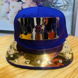 Metal glitter sun hat baseball cap