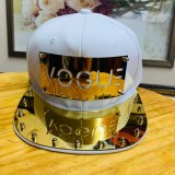 Metal glitter sun hat baseball cap