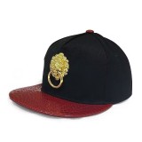PU leather hip-hop baseball cap
