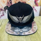 Bull head rivet hip-hop hat for sun protection and sunshade