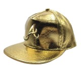 PU leather hip-hop baseball cap