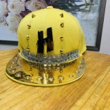 Rivet hat Punk duckbill hat Fashion baseball cap