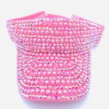 Sunshade hat, rhinestone pearl hat