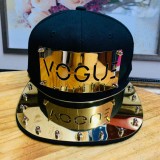Metal glitter sun hat baseball cap