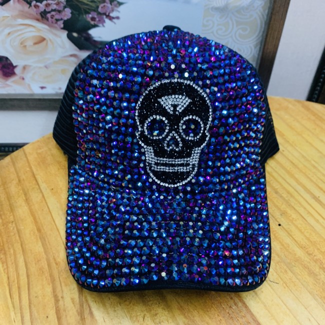 Glitter baseball cap, fashionable sun hat