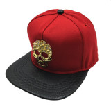 Crocodile patterned PU leather baseball cap