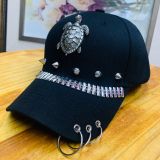 Hip hop baseball cap rivet cap