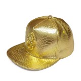 PU leather hip-hop baseball cap