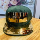 Metal glitter sun hat baseball cap