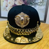 Rivet hat Punk duckbill hat Fashion baseball cap