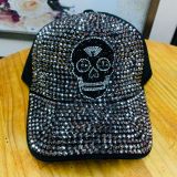 Glitter baseball cap, fashionable sun hat
