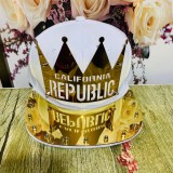 Hip Hop Hat Crown Letter Flat Edge Hat