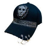 Hip hop baseball cap rivet cap