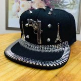 Punk Rivet Hat, Baseball Duck Tongue Hat