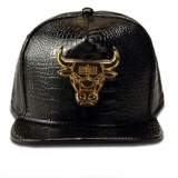 PU leather hip-hop baseball cap