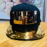 Metal glitter sun hat baseball cap