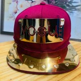 Metal glitter sun hat baseball cap