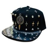 Punk Rivet Hat, Baseball Duck Tongue Hat
