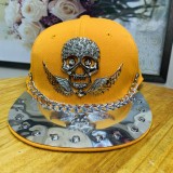 Rivet hat Punk duckbill hat Fashion baseball cap