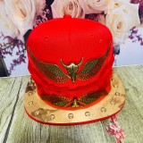 Bull head rivet hip-hop hat for sun protection and sunshade