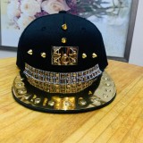 Rivet hat Punk duckbill hat Fashion baseball cap