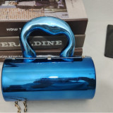 Candy colored acrylic cylindrical bag