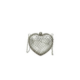 Fashionable hollow metal heart-shaped bag