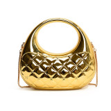 Candy colored acrylic diamond grid box bag