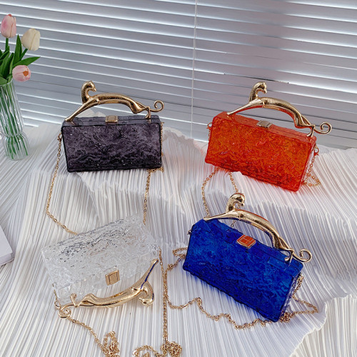 Acrylic transparent box bag handbag