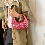 Candy colored acrylic diamond grid box bag
