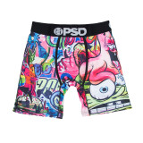 1Pcs Sexy Men Underwear Boxers Men's Panties Lingerie Breathable Printed Male Underpants Plus Size Man Boxer Briefs Mens Trunks