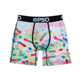 1Pcs Sexy Men Underwear Boxers Men's Panties Lingerie Breathable Printed Male Underpants Plus Size Man Boxer Briefs Mens Trunks