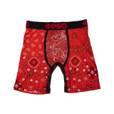1Pcs Sexy Men Underwear Boxers Men's Panties Lingerie Breathable Printed Male Underpants Plus Size Man Boxer Briefs Mens Trunks