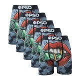 5Pcs Sexy Men Underwear Boxers Fashion Print Breathable Male Underpants Men's Panties Lingerie Comfor Man Boxer Briefs Trunks