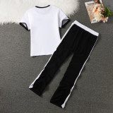 2024 Juicy Coconut Brand Women Sporting Suits Set Rose Red White Cotton Casual Tracksuits O-Neck Autumn Summer Sportswear suit