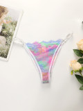 High Quality New Women's Underwear Beautiful Colored Bra Super Thin Lace Ladies underwear set Sexy Lingerie YS024